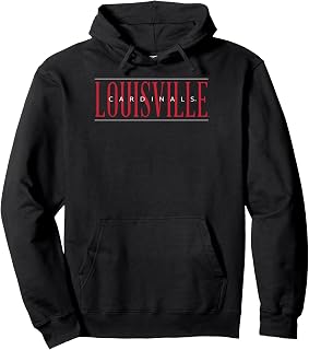 Louisville Cardinals Psychic Black Officially Licensed Pullover Hoodie