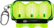 L-style Krystal Flight Case for Molded Dart Flights, Neon Yellow