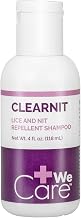 Dynarex WeCare ClearNit Lice and Nit Repellent Shampoo - Preventative Lice Shampoo - Infused with Essential Oils, Gentle Cleansing for Scalp - 4 oz. Bottles, 96 per Case