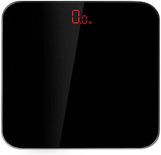 Premium Bathroom Scale, Highly Accurate Digital Body Precisely Measures Weight up to 400 lbs (Color : White) (Black)