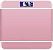 Digital Bathroom Scale,Highly Accurate Body Weight Scale with Lighted LED Display,Round Corner Design (Color : Black) Pink (Pink)
