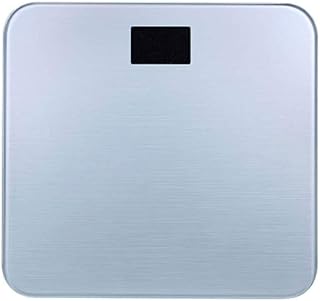 Bathroom Scale, Highly Accurate Digital Body Measures Weight up to 400 lbs, Toughened Glass Brushed Scales, Thickness 23 Mm