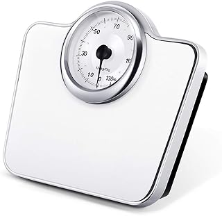 Analog Bathroom Scale 300lb/136kg Capacity Extra Large Mechanical Dial Heavy Duty Professional Accurate Body Weight Scales