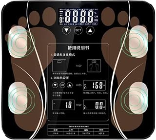 Body-Analyzer Scale, Highly Accurate Digital Bathroom Body Composition Analyzer, Measures Weight, Fat, Water, Muscle & Bone Mass for 10 Users