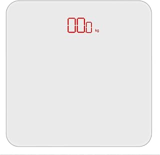 Premium Bathroom Scale, Highly Accurate Digital Body Precisely Measures Weight up to 400 lbs (Color : White) (White)