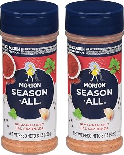 Morton Season-All Less Sodium, Low Sodium Seasoning, 8oz, 2 Pack