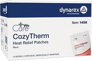Dynarex CozyTherm Heating Relief Patch for Neck & Shoulders - Odorless, 8-Hour Neck-Ache Heating Pads, 3 Individually Wrapped Patches per Box, 10 Boxes per Case