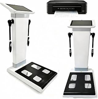 10.1" HD Touch Body Fat Analyzer Scale, Professional Bioimpedance Measurement, Intelligent Health Scanner, Fat Testing Machine with Printer for Accurate Body Composition Analysis