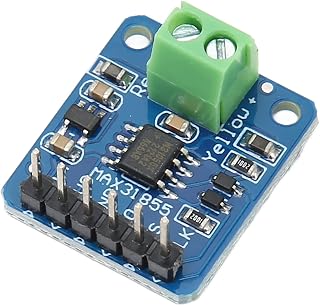 Pssopp K Type Thermocouple Module, SPI Interface with and 14 Bits Resolution for Accurate Measurement from -200 to 1350 Celsius, Ideal for Lab and Industry