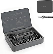 Steelite Ratchet Screwdriver Set, 40-in-1 Magnetic Repair Kit with Case