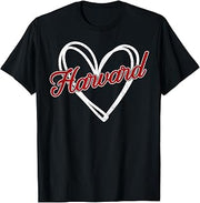 Harvard Heart Men Women Kid Vintage T-Shirt