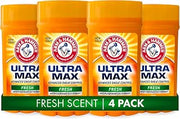 Arm & Hammer ULTRA MAX Deodorant, Fresh Scent, Solid Stick 2.6 oz, 4-Pack