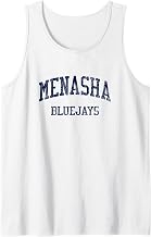 Menasha High School HS Menasha WI Vintage Sports Tank Top