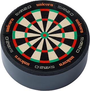 Unicorn Darts Station | Mini Ultra 2.0 Dartboard Darts Holder | Sisal with Steel Surround | 10 cm Diameter