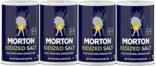 Morton Iodized Round, 26 oz, 4 pack