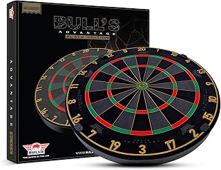 Bull's Advantage Black Self-Healing Sisal Dartboard