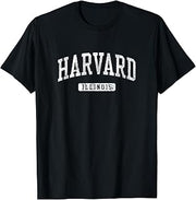 Harvard IL J03 Vintage Athletic Sports Design T-Shirt