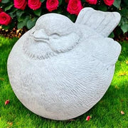 Stone Cardinal Figurine Large Cardinal Bubba Bird Home Decor Outdoor Bird Sculpture Garden Decor Bird Figure Cardinal Statue