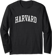 Harvard IL J02 Vintage Athletic Sports Design Long Sleeve T-Shirt