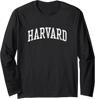 Harvard IL J02 Vintage Athletic Sports Design Long Sleeve T-Shirt