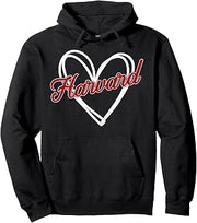 Harvard Heart Men Women Kid Vintage Pullover Hoodie