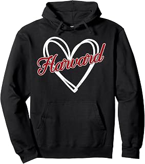 Harvard Heart Men Women Kid Vintage Pullover Hoodie