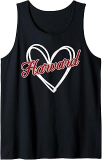 Harvard Heart Men Women Kid Vintage Tank Top