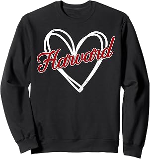 Harvard Heart Men Women Kid Vintage Sweatshirt