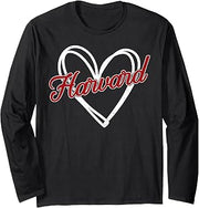 Harvard Heart Men Women Kid Vintage Long Sleeve T-Shirt