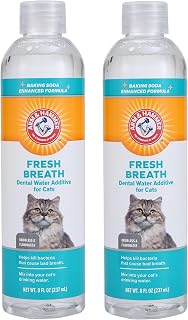 Arm & Hammer Advanced Care Cat Dental Water Additive, 8 Fl Oz, 2-Pack