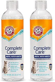 Arm & Hammer Complete Care Cat Dental Water Additive, 8 Fl Oz, 2-Pack