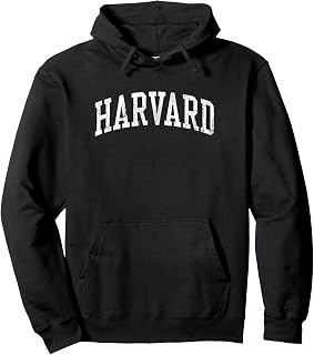 Harvard IL J02 Vintage Athletic Sports Design Pullover Hoodie