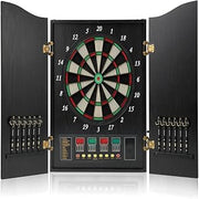 Electric Dart Board Set, Automatic Scoring Dart Board, Including Two Sets of Darts, 4 Led Digital Display Electronic Dart Board, Suitable for Homes, Bars and Dart Clubs.