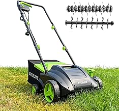 Steelite 13-Inch 12-Amp Electric Dethatcher & Scarifier