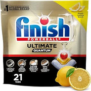 Finish Ultimate Quantum Dishwasher Pods, Dish Detergent, Lemon Scent, 21ct