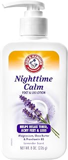 Arm & Hammer Nighttime Calm Foot & Leg Lotion, Lavender, 8 oz