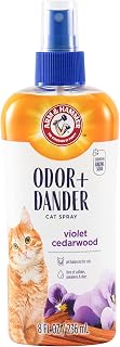Arm & Hammer Cat Odor Control Spray, Violet Cedarwood, 8 Fl Oz