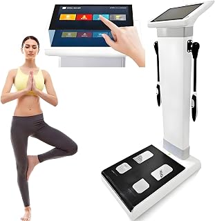 Body Analyzer with Printer, Body Fat Composition Analyzer, Smart Digital BMI Full Body Fat Scale for Gym, Clinic, Home Use, Large Display Accurate