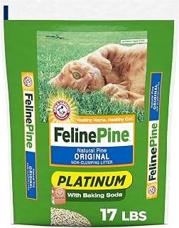 Arm & Hammer Feline Pine Platinum Non-Clumping Cat Litter 17lb