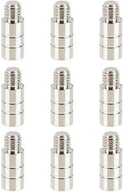 luzen 9Pcs 2g Metal Dart Weights Dart Weighting Tool Dart Weight Accessories, Silver