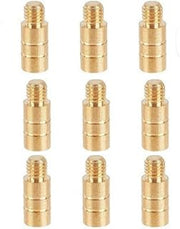 luzen 9Pcs 2g Brass Dart Weights Dart Weighting Tool Dart Weight Accessories, Gold