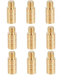 luzen 9Pcs 2g Brass Dart Weights Dart Weighting Tool Dart Weight Accessories, Gold