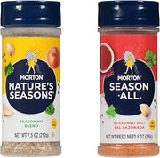 Morton Seasoning Salt, 2-Piece Bundle Set, Season-All, Nature's Seasoning