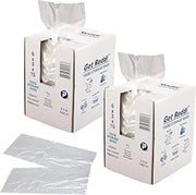 Inteplast 2-Pack Food Storage Poly Bag, 3.5 qt capacity, Clear, 2000 Count
