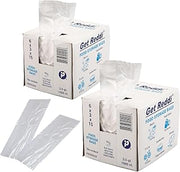 Inteplast 2-Pack Food Storage Poly Bag, 3 qt capacity, Clear, 2000 Count