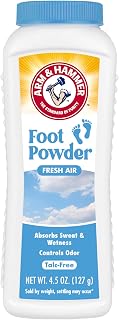 Arm & Hammer Soothing Foot Powder, Odor Control, Fresh Air Scent, 4.5 oz