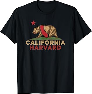 Harvard California Vintage Bear Retro State Pride T-Shirt