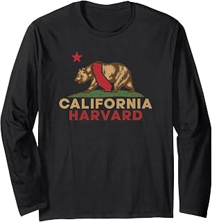 Harvard California Vintage Bear Retro State Pride Long Sleeve T-Shirt