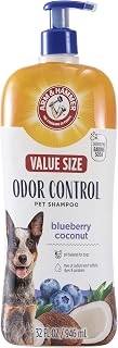 Arm & Hammer Odor Control Dog Shampoo, Blueberry Coconut, 32 Fl Oz