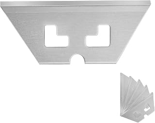 40 Pack Replacement Blade for PHC Safety Cutters, Utility Box Cutter Knife Blades - Heavy Duty Carbon Steel Safety Point Blade for Industrial Box Cutting